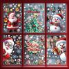 (YGY) Christmas Sticker Decoration Window Wall Static Cling Seal Removable Tree Waterproof Room Glass
