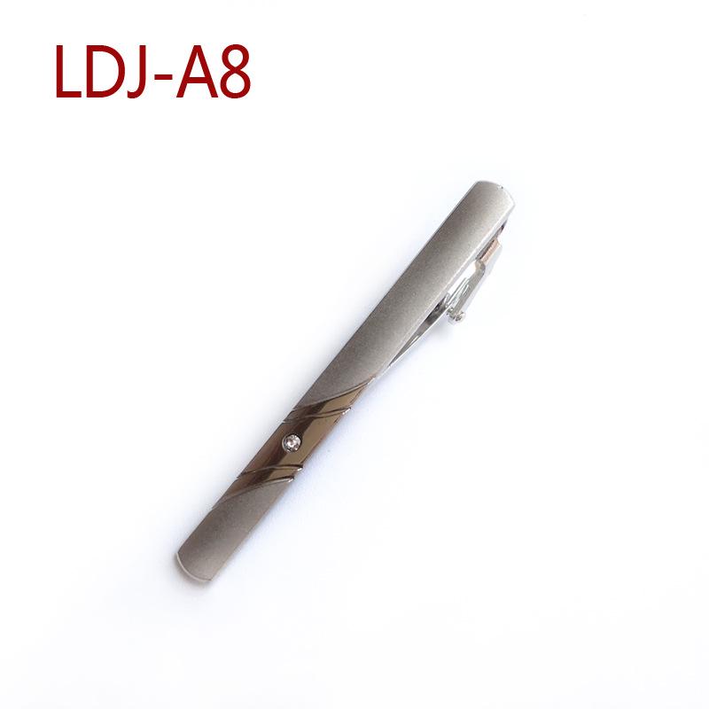 Fashion Style Tie Clip for Men Metal Silver Gold Tone Simple Bar Clasp Practical Necktie Clasp