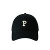 Unisex Embroidery P Letter Print Extended Brim Adjustable Baseball Hat Sunscreen Visor Sun Hat Fashion Accessories