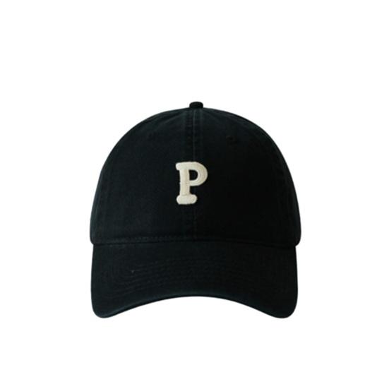 Unisex Embroidery P Letter Print Extended Brim Adjustable Baseball Hat Sunscreen Visor Sun Hat Fashion Accessories