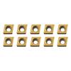 10Pcs/Set Carbide Inserts Blade CNC Lathe Thread Cutting Turning Tool