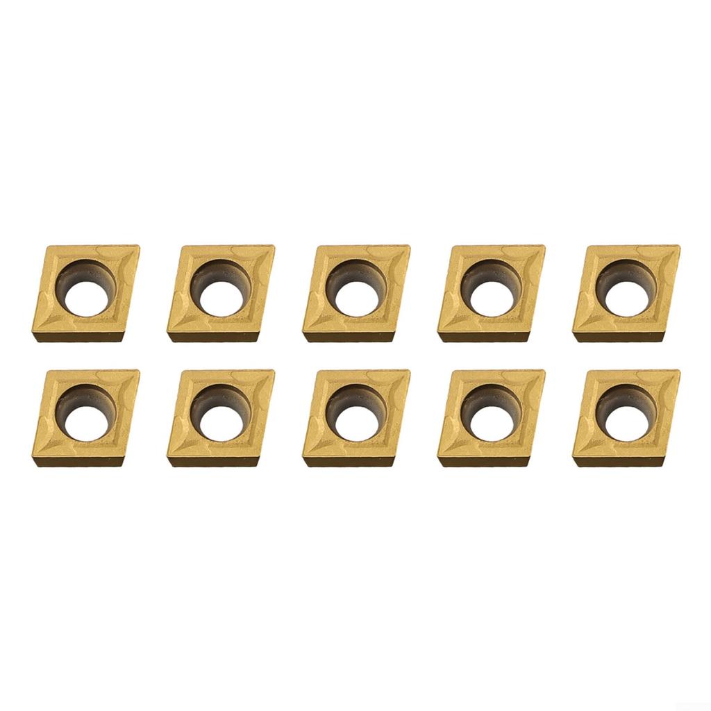 10Pcs/Set Carbide Inserts Blade CNC Lathe Thread Cutting Turning Tool