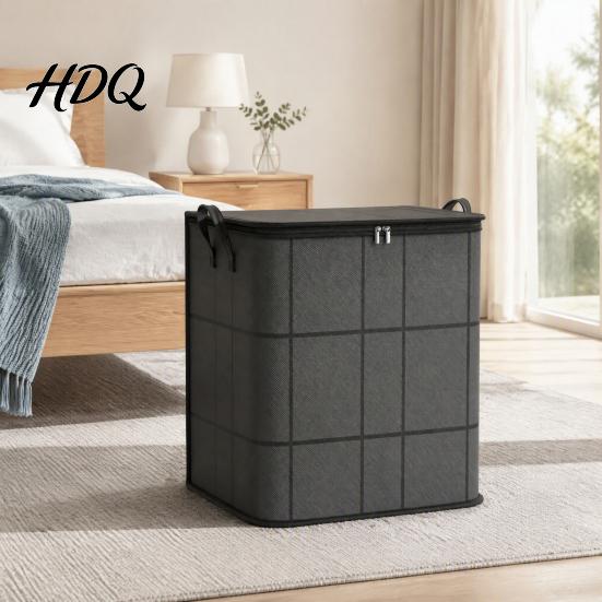 Travel Packing Organizers Moving Storage Bags with Reinforced Handles, Foldable Non-woven Fabric Organizer, Home Supplies Large Capacity Totes