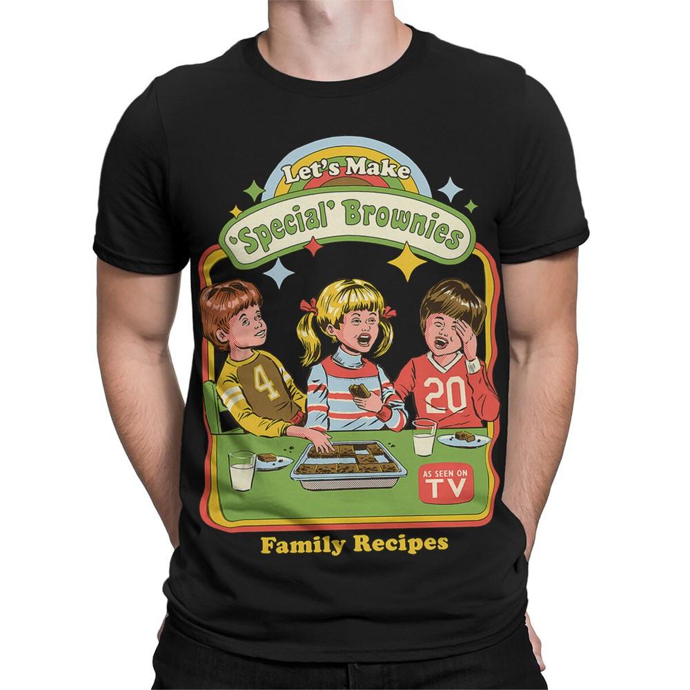 

Сделаем брауни веселыми Футболка в стиле 90-х для любителей выпечки #SR#T433 4XL