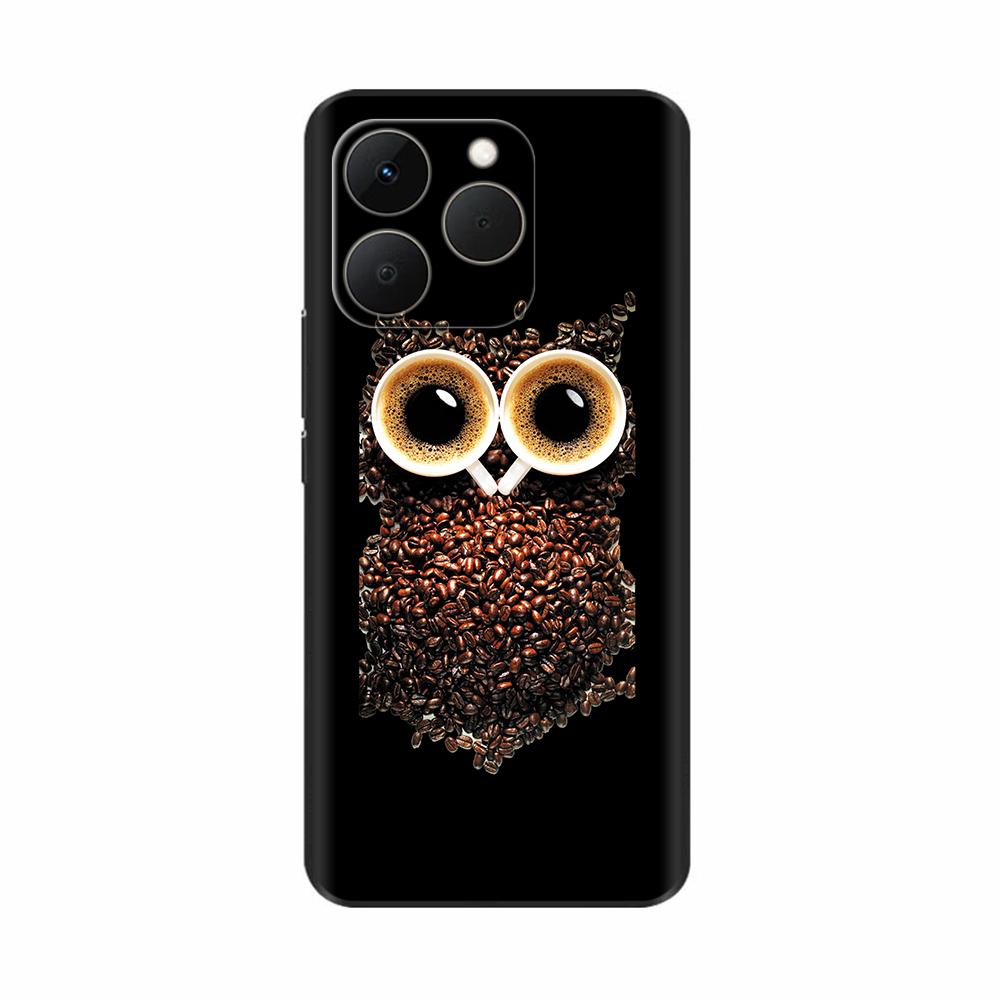 Shockproof Case For Realme 15T 5G Case Luxury Painted Black TPU Silicone Soft Bumper Funda for Realme 15T Phone Cases Back Cover