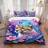 3pcs Cheetah Art Print Bedding Set - 1 Duvet Cover + 2 Pillowcases(Core Not Included), Machine Washable Polyester Yy251216184
