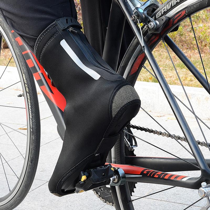 Winter Waterproof Windproof L Size Cycling Shoe Covers Full Bicycle Overshoes Equipment Bike Booties-Guaranteed