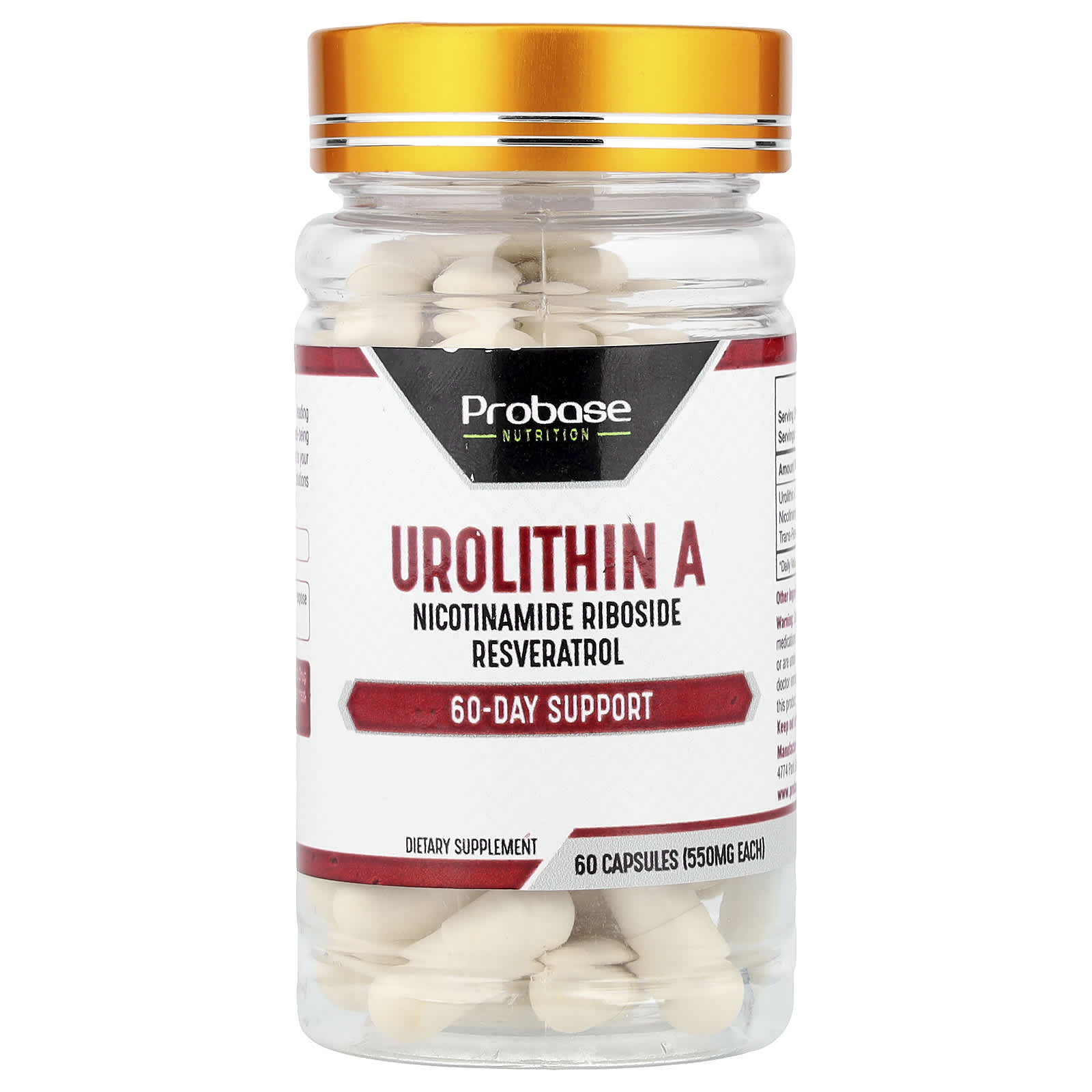 

Probase Nutrition, Urolithin A, 60 Capsules