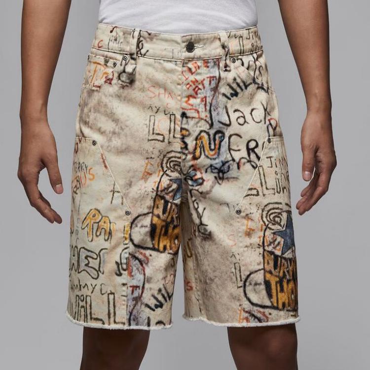 Jordan Air SS25 Mode Vielseitig Bequem Hautfreundlich Lässige Shorts Herrenshorts Khaki HF9346133