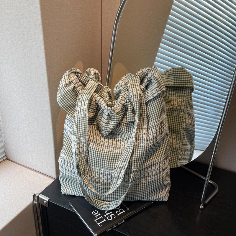 Fashion Casual Canvas Bag Wind Lazy Small Relaxation Tote Bag Shoulder Bag