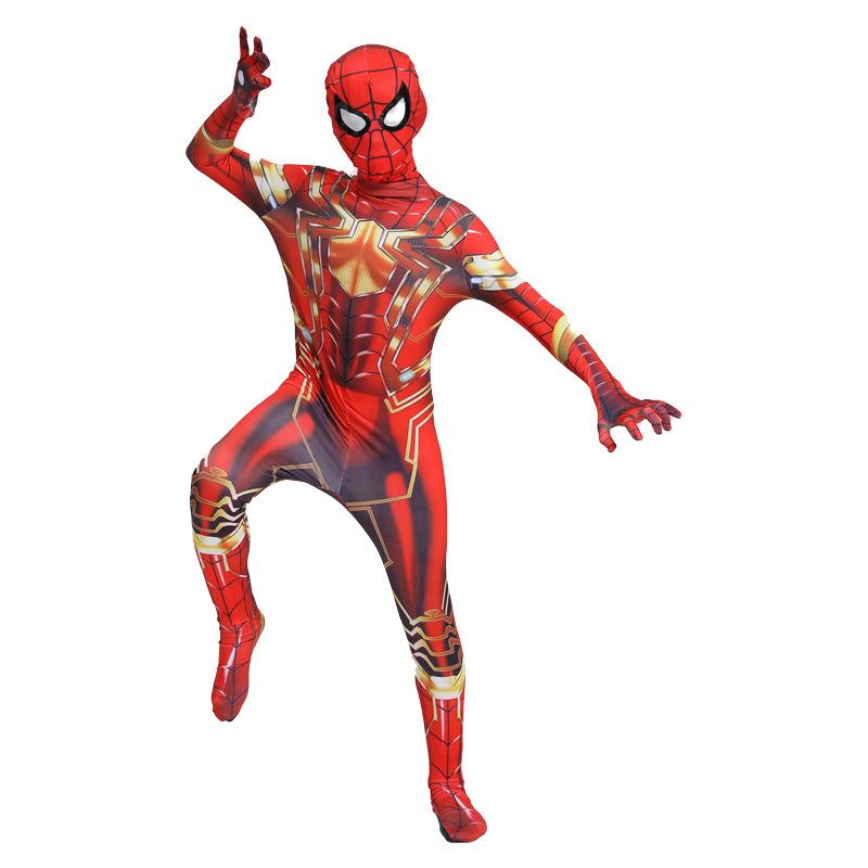 Spider-Man Bodysuit Hero Toby Adult Cosplay Costume Halloween Kids Muscle Spider Onesie