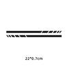 2PCS Stripes Sticker Rearview Mirror Decal For Mercedes Benz A B C E CLA S V R ML AMG W176 C117 W205 W204 W213 W212 C253 Decal