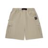 Li Ning Phil Hackett Artist Limited Edition Loose Comfortable Versatile Simple Casual Shorts Men Shorts Velvet-Mouse-Brown AKSV131-2