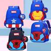 Captain America Spiderand Sofia Children Cartoon Backpack