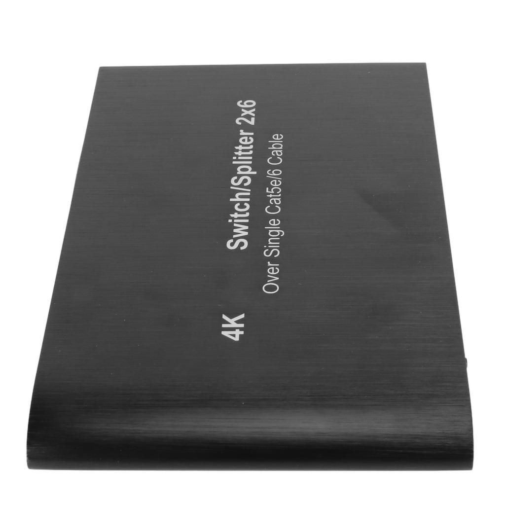 2x6 HD Multimedia Interface Switch 2 In 6 Out 3.5mm Sound 4K 3D 1080P HDCP2.2 HDR 10 Video Switcher