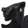 MIKIMOTO Pearl Earring K14 Yellow Gold/Pearl 7.3g Women Used