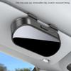 Mirror Glossy Multifunctional Glasses Case, Car Sunshade, Glasses Clip Card, 2-In-1 Storage Box, High-End Sunglasses Holder