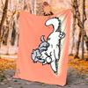 Simon's Cat Flanelldecke Weich Warm Ganzjahresdecke, Design für Camping, Autoreisen, Wandern Sofa, Bett, Büro Perfektes Geschenk für Partys