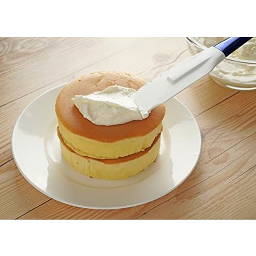 Delish Kitchen Pearl Metal Spatula, Navy, 28cm, Cooking Spatula, CC-1305