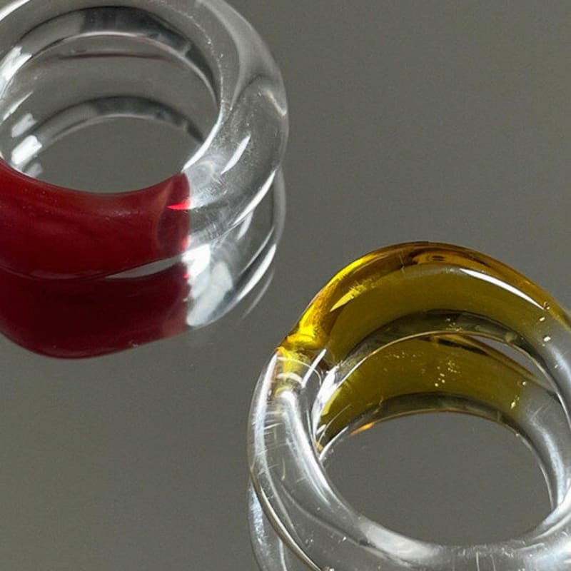 APIOH Trick Glass Ring