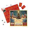 1000Pcs/Set Christmas Jigsaw Puzzle Advent Puzzle 2025 24 Days Educational Puzzle Xmas Countdown Calendar Decoration Holiday Party Gift
