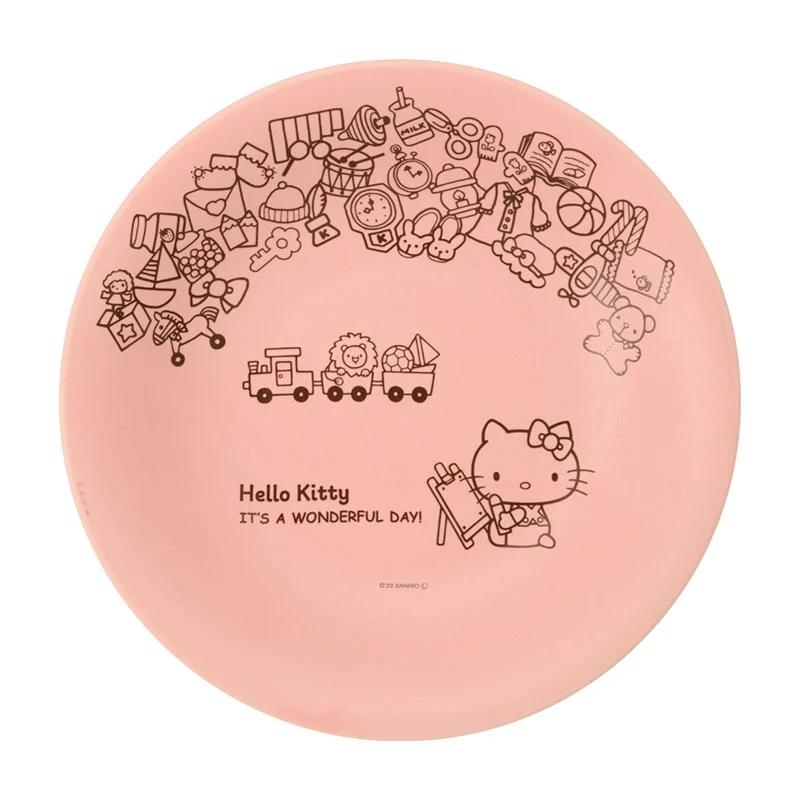 Sanrio Hello Kitty Mino ware large plate 24cm Japan NEW Sanrio Characters
