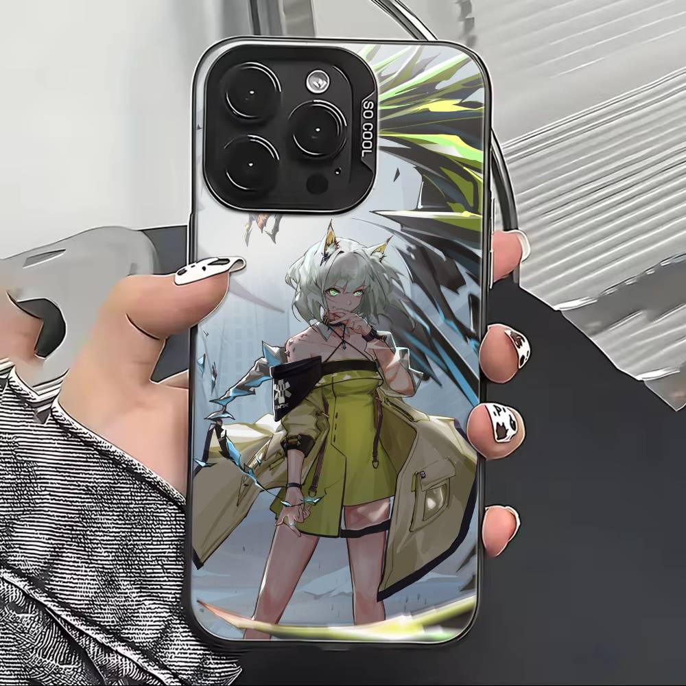 Game Arknights Phone Case For iPhone 17,16,15,14,13,12,11 Plus,Pro Max,XS,Colorful Silver Phone Case Funda Cover