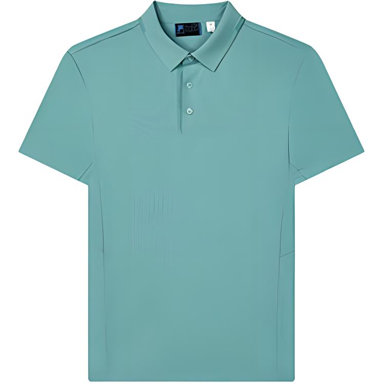 FILA Casual Cool Solid Color Pullover Short Sleeve Polo Shirt Men Polo Shirts Noble-Blue F11M432105F-BU M