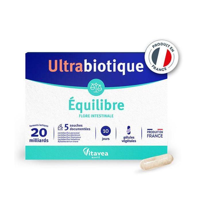 Nutrisanté Ultrabiotique Equilibre 10 Gélules
