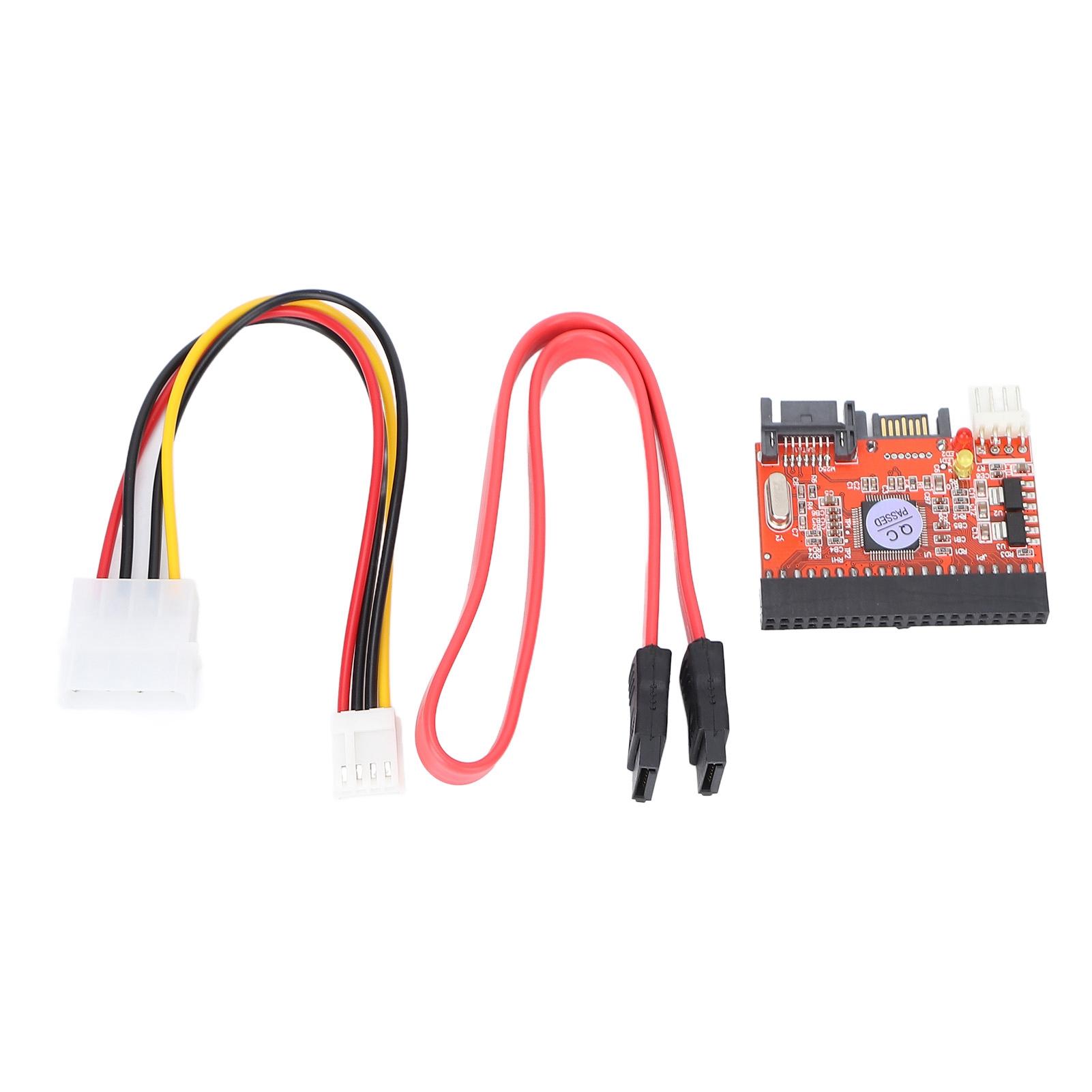 

Adapter Card IDE to SATA Two Way 1.5Gbps Durable Hard Disk Conversion Card for Desktop Computer