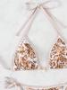 European & American Print Sexy Tie-up Bikini Set (2025)