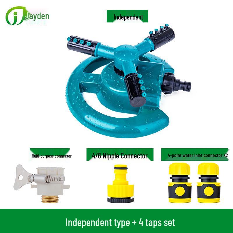 360° Garden Rotating Sprinkler for Lawn Irrigation & Roof Cooling