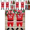 42" Climbing Christmas Hanging Santa Claus Outdoor Window Party Xmas Props Decor