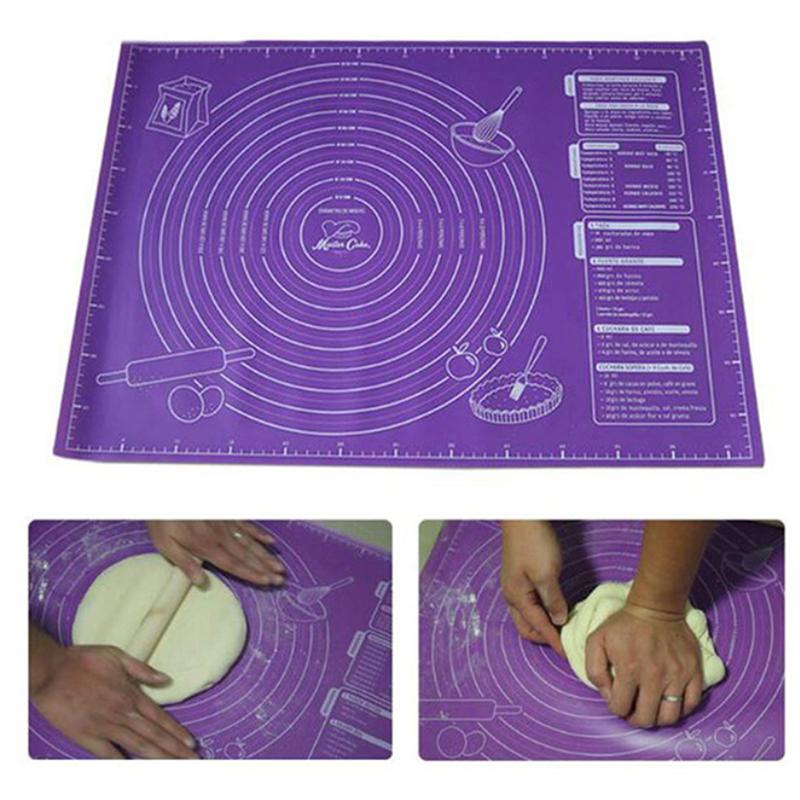 

Silicone Baking Mat Pizza Dough Maker Pastry With Measurements Cooking Tools onesize