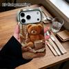 Phone Case: 2D Flat Samsung Galaxy A34 A35 M05 M06 S20 S22 S21 FE Plus 5G Protective Case, Cozy Winter Sofa Little Bear, Perfect Christmas and Hallowe