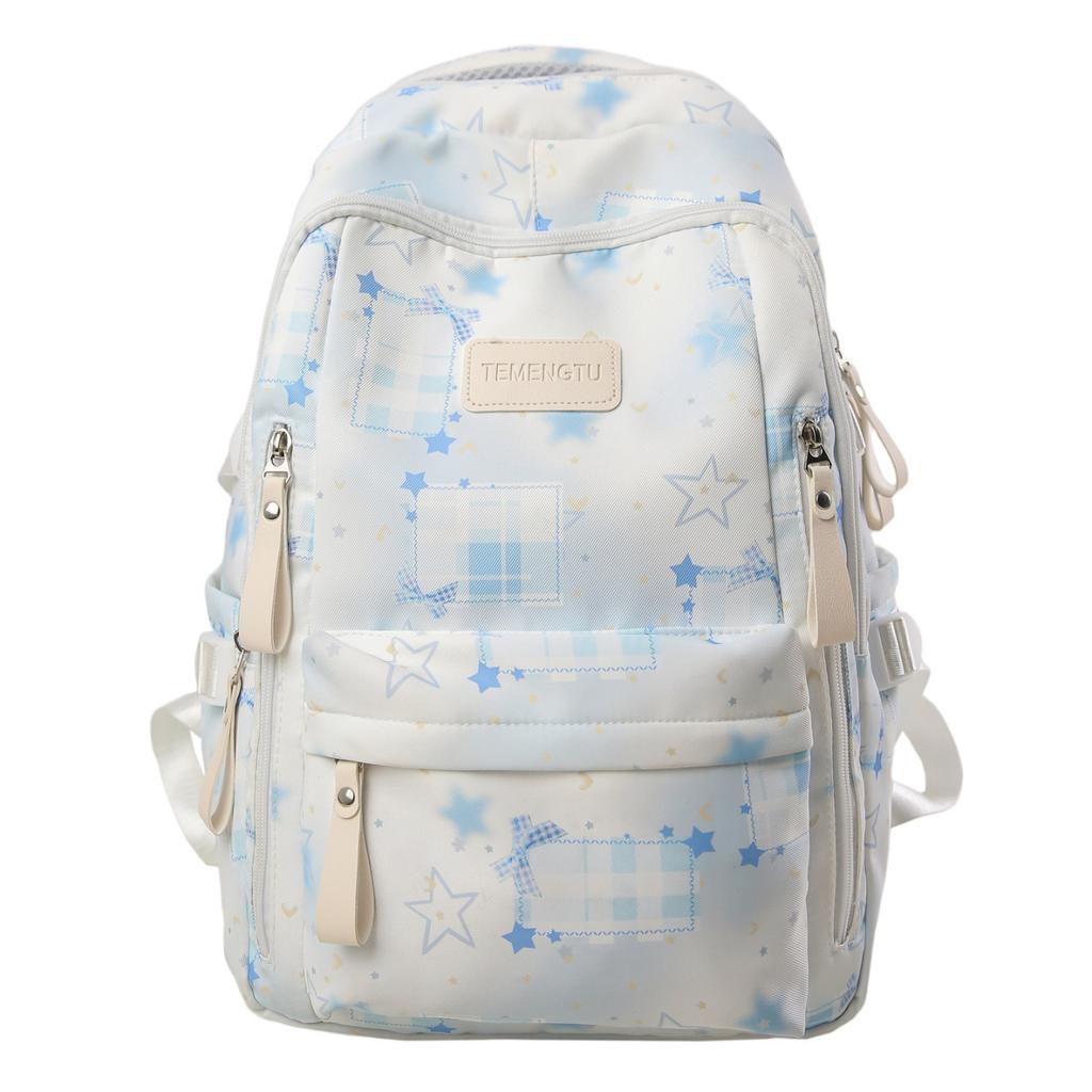 Schoolbag Japanese ins style new high value fresh sweet stars junior high school students lightweight versatile large capacity backpack