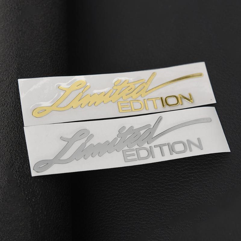 Limited Edition 3D Metal Car Sticker Metal Emblem Badge Motorcycle Auto Styling Body Windshield Decals Car Exterior Decoration