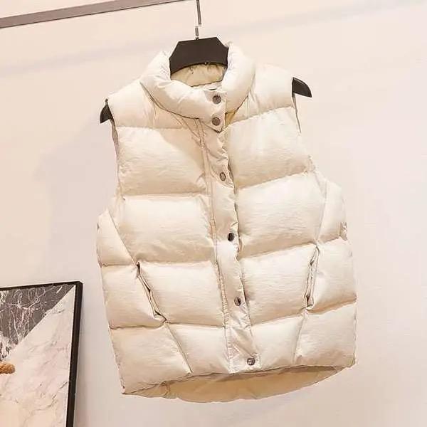 

Куртка Жилет Жилет Женская Осень Зима Свободная Короткая Куртка XS абрикосовый