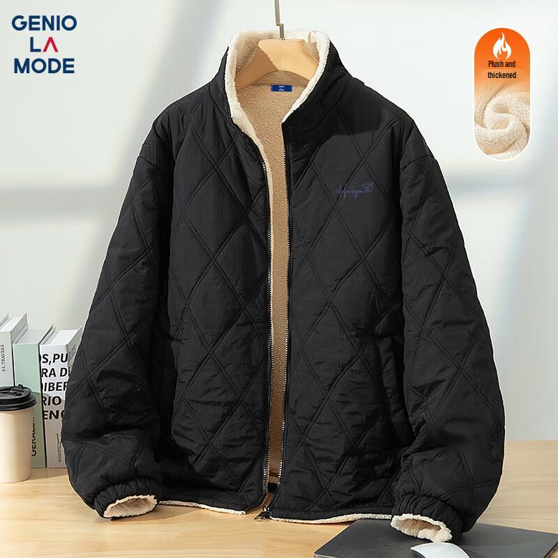 

GENIOLAMODE Men s Winter Padded Casual Jacket M