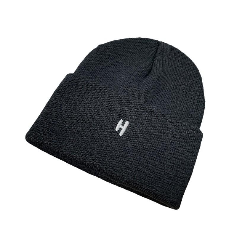 Gestrickte Mützen für Männer im Winter Modische und vielseitige Wollmützen für Herbst und Winter Warme Melonenmützen Kalte Mützen für Frauen