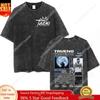 Rapper Trueno Album Tour Merch Washed T-shirt Men's Women Fashion Short Sleeve Tee Shirt Streetwear Cotton Loose T-shirts Unisex