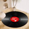 S Guitar Round Rug Nonslip Area Rug Office Chair Mat Carpet For Living Room Bedroom Home Decor