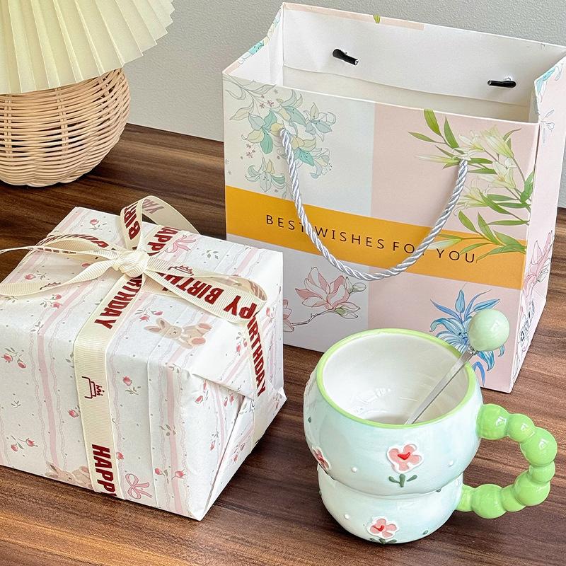 School Gifts for Teachers and Classmates, Ceramic Mugs, Couples, Coffee Mugs, Birthday Gifts for Girls, Gift Boxes