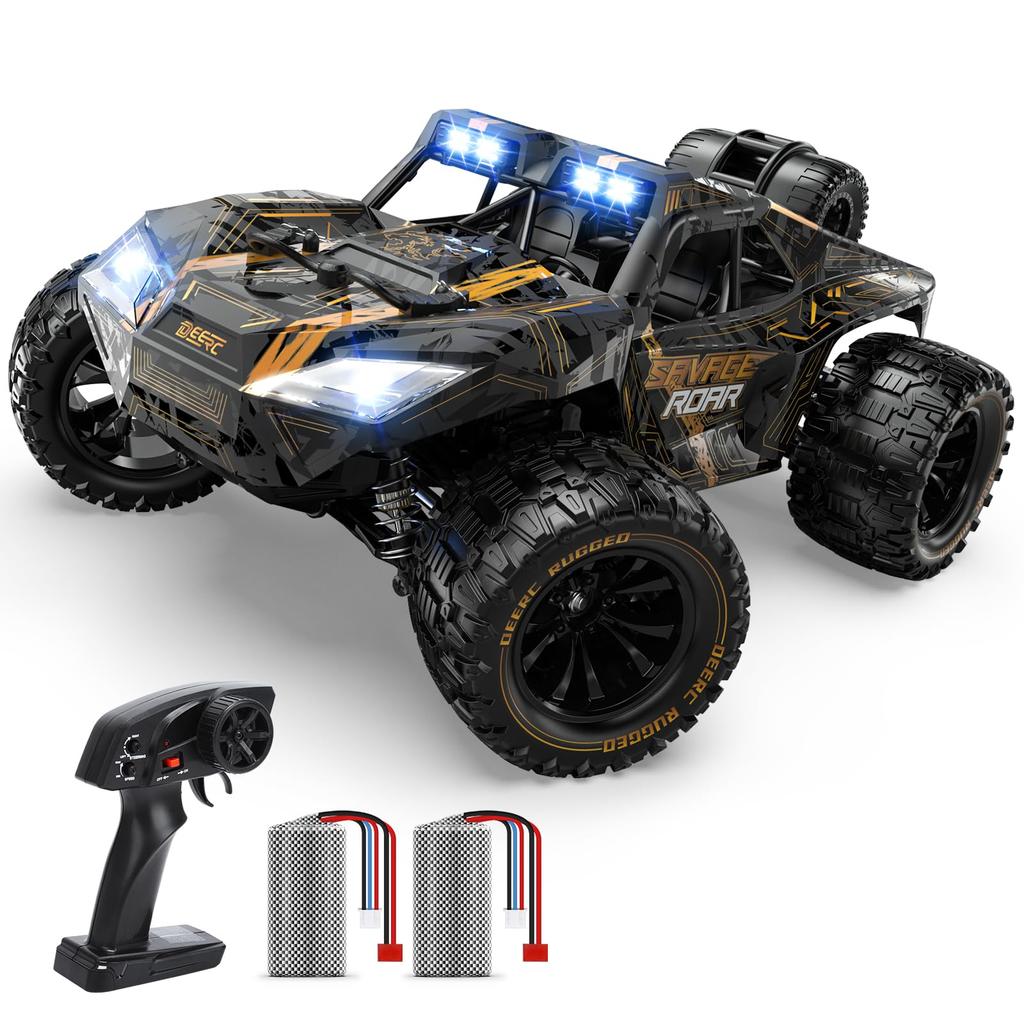 DEERC 4WD Scale Stepless Operation LED Low Voltage Adjustable Perfect Gift for Elementary and Middle School Birthday Technical Standards Japanese