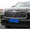 Front Grill Grille Mesh Cover for Toyota Highlander 2020 2021 2022 2023 Chrome Stainless Front Bumper Grille Decal Trim 41pc
