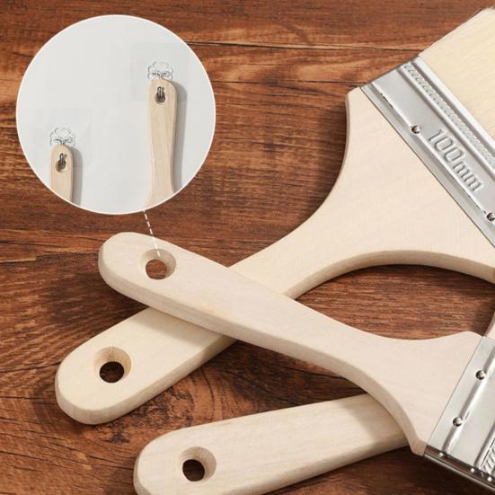 Basting Brush with Wooden Handle Heat Resistant Kitchen Oil Brush for BBQ Sauce Pastry Spreader for Pancakes