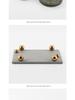 Elegant Home Decor Set: Fruit Bowl, Vase, Tray for Table or Entryway