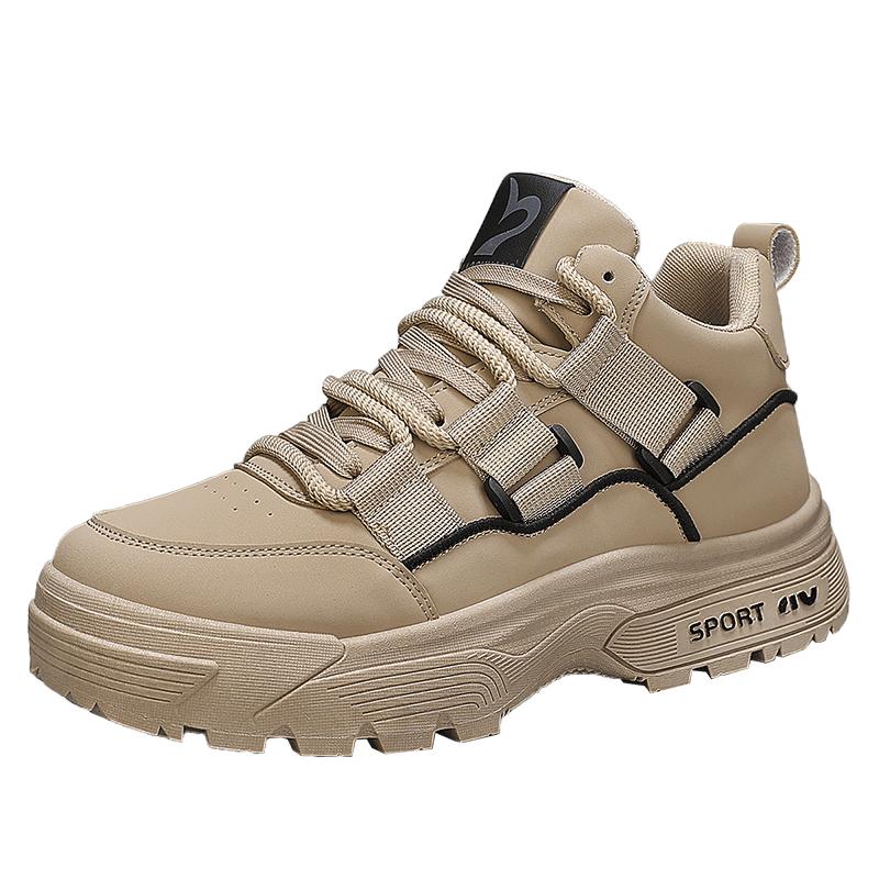 

Men Casual Shoes Autumn Autumn New High Top Male Fashion Anti Slip Durable and Rebound Versatile Mountaineering High Top Boots 39