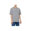 Calvin Klein Solid Loose Fit Crew Neck Short Sleeve T-Shirt Men Tops Gray 40HM228P7E