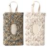 Quilted Baby Wipe Holder Floral Diaper Pouch Portable Mommy Bag Refillable Baby Wipe Dispenser